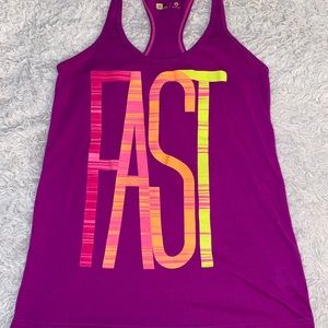 Xersion Slim Fit Women's Sz S Yoga Workout Tank Top Purple